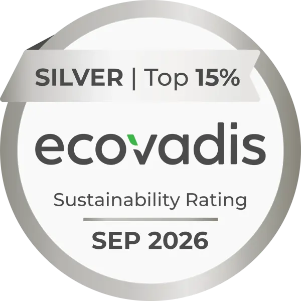 Médaille EcoVadis Silver, septembre 2026